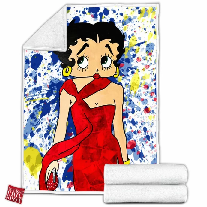 Betty Boop Fleece Blanket