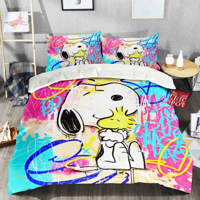 Snoopy and Woodstock Bedding Set