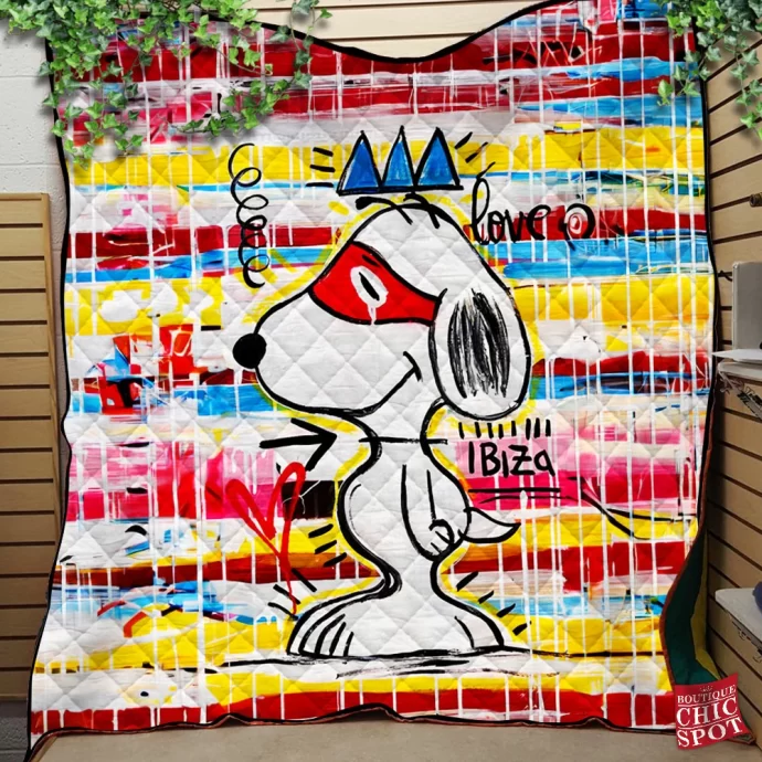 Snoopy Quilt Blanket