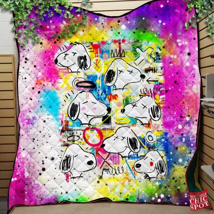 Snoopy Quilt Blanket