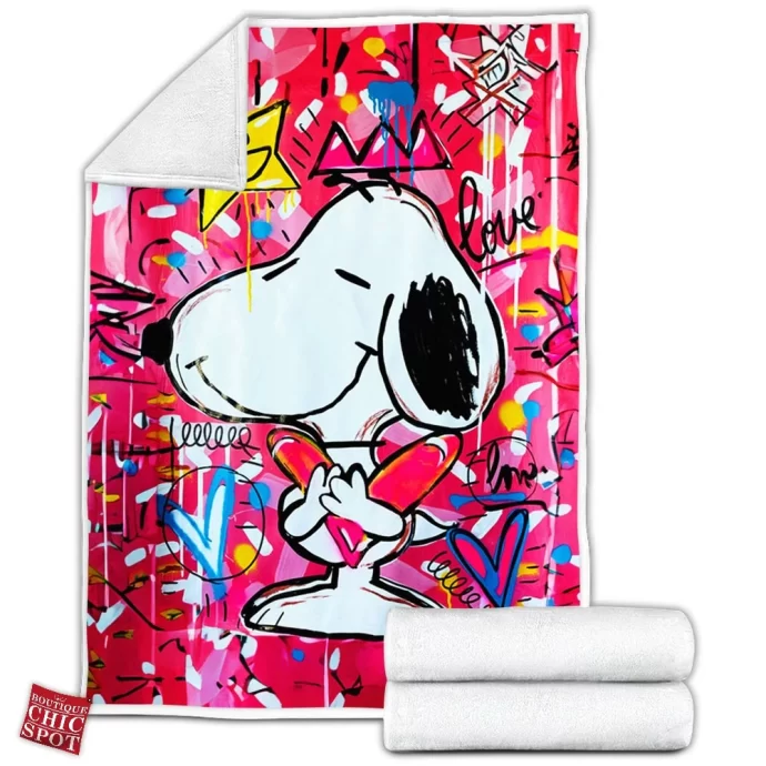 Snoopy Fleece Blanket