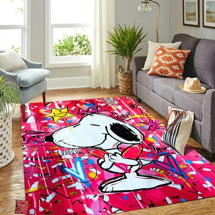 Snoopy Rectangle Rug