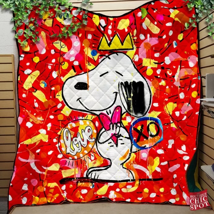 Snoopy Quilt Blanket