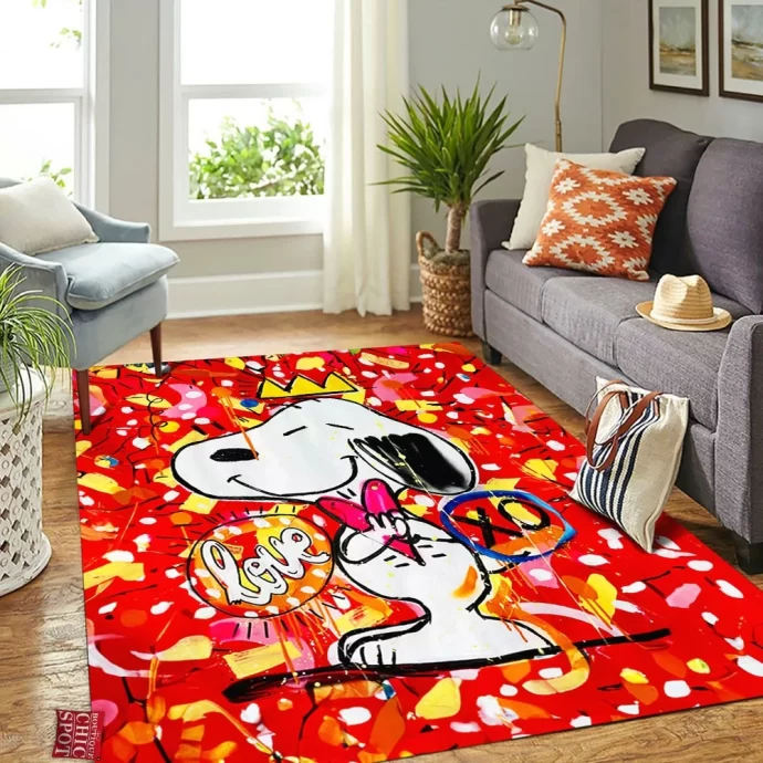 Snoopy Rectangle Rug