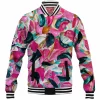 Flower Baseball-Jacket