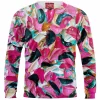 Abstract Sweatshirt, Flower Sweatshirt