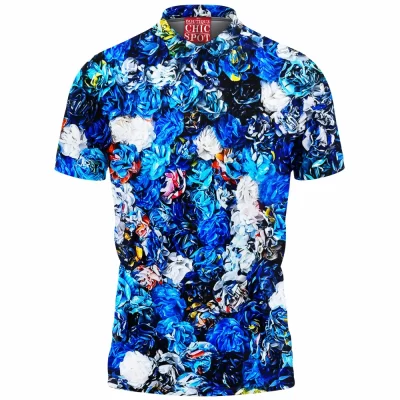 Flower Polo Shirt