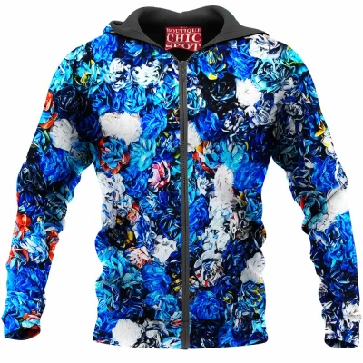 Flower Zip-Hoodie