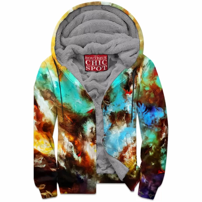 Breath Of The Earth Zip Fleece Hoodie