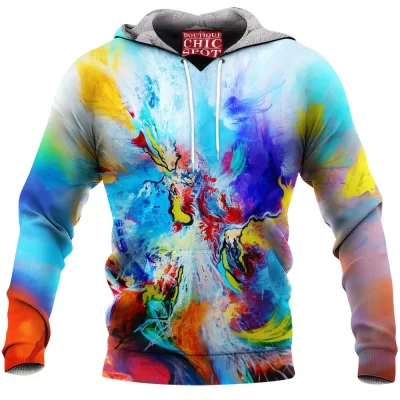 Abstract Fleece-Hoodie