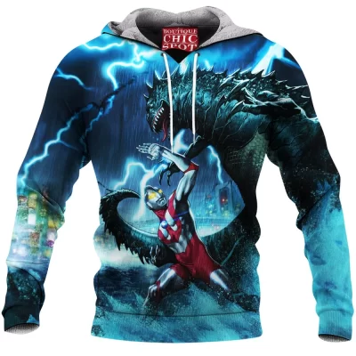 Comic Fleece-Hoodie, Ultraman Fleece-Hoodie