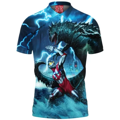 Comic Polo Shirt, Ultraman Polo Shirt