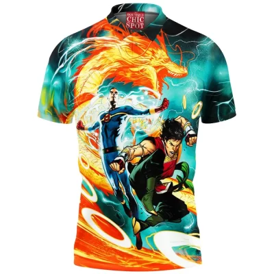 Comic Polo Shirt, Shang-Chi Polo Shirt