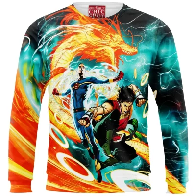 Comic Zip Sweatshirt, Shang-Chi Zip Sweatshirt