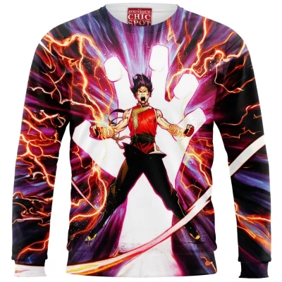 Comic Zip Sweatshirt, Shang-Chi Zip Sweatshirt