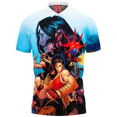 Comic Polo Shirt, Shang-Chi Polo Shirt