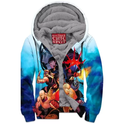 Comic Zip-Fleece-Hoodie, Shang-Chi Zip-Fleece-Hoodie