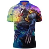 Comic Polo Shirt, Venom Polo Shirt, Wolverine Polo Shirt