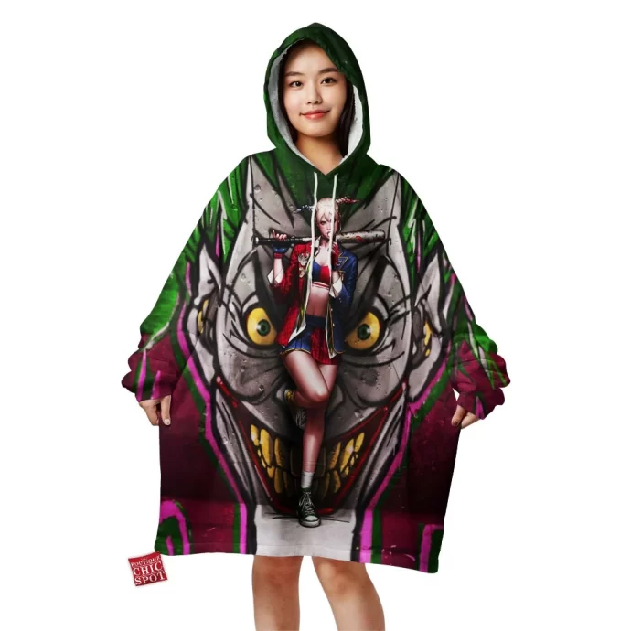 Harley Quinn Blanket Hoodie