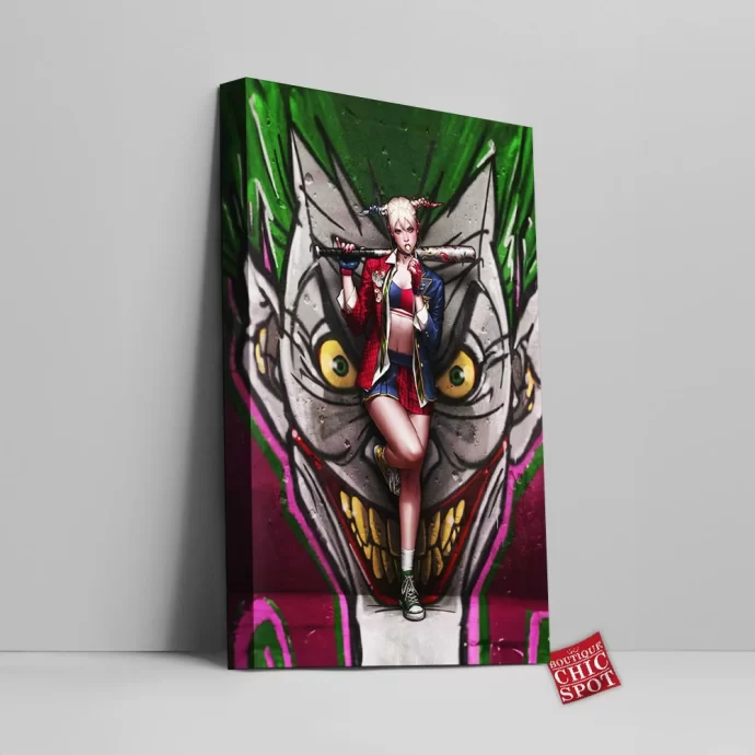 Harley Quinn Canvas Wall Art