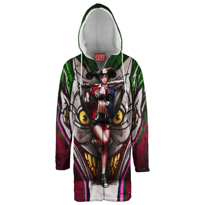 Harley Quinn Hooded Cloak Coat