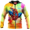 Comic Zip-Hoodie, Spider-man Zip-Hoodie