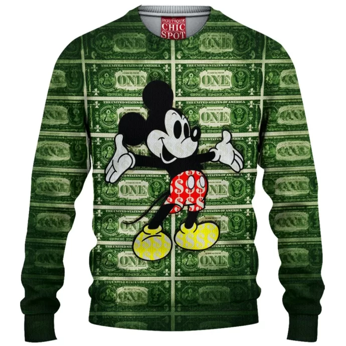 Mickey Mouse Knitted Sweater