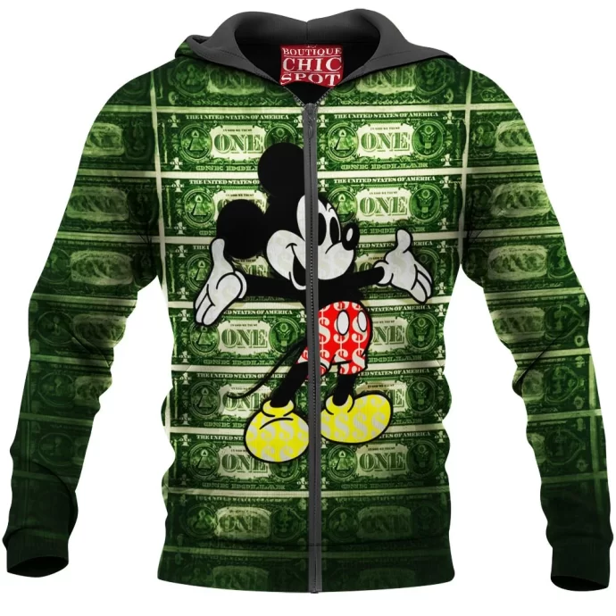 Mickey Mouse Zip Hoodie