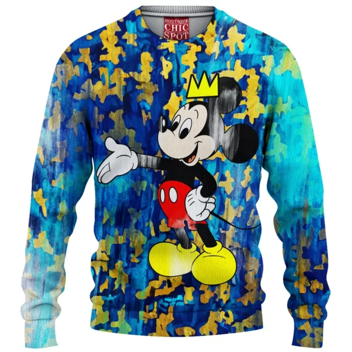 Mickey Mouse Knitted Sweater