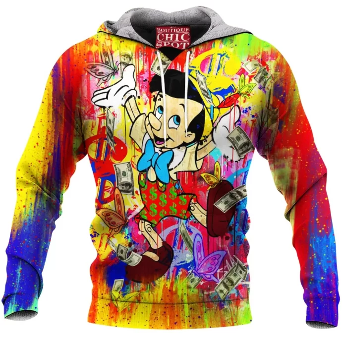 Pinocchio Fleece Hoodie