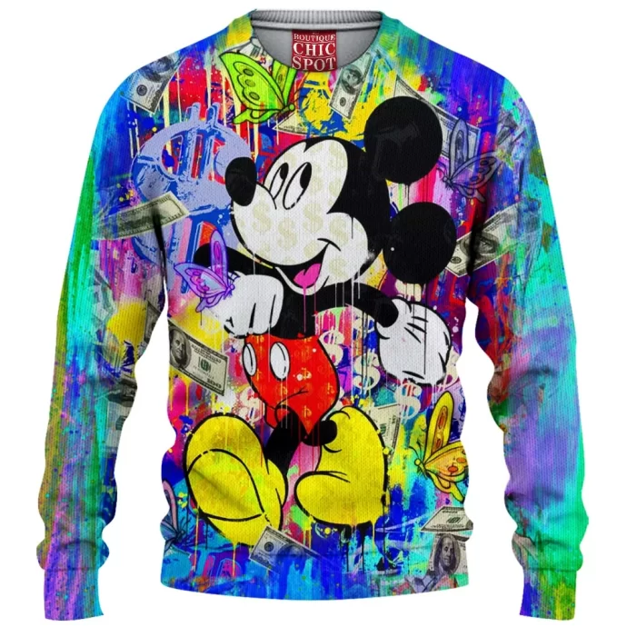 Mickey Mouse Knitted Sweater