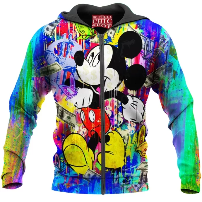 Mickey Mouse Zip Hoodie