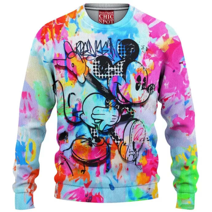 Mickey Mouse Knitted Sweater