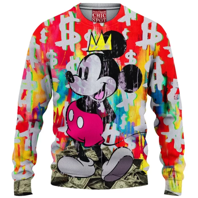 Mickey Mouse Knitted Sweater