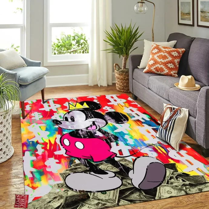 Mickey Mouse Rectangle Rug