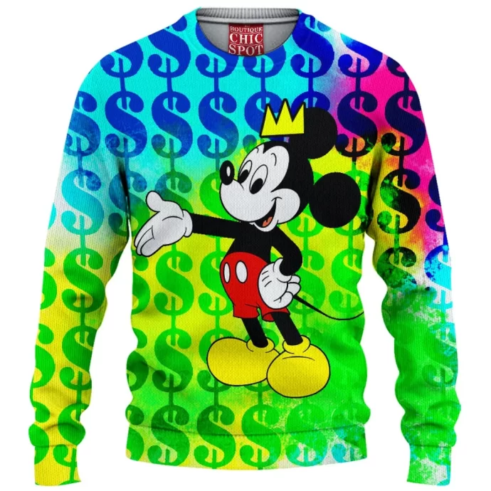 Mickey Mouse Knitted Sweater