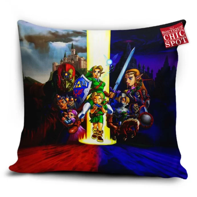 The Legend of Zelda: Ocarina of Time Pillow Cover