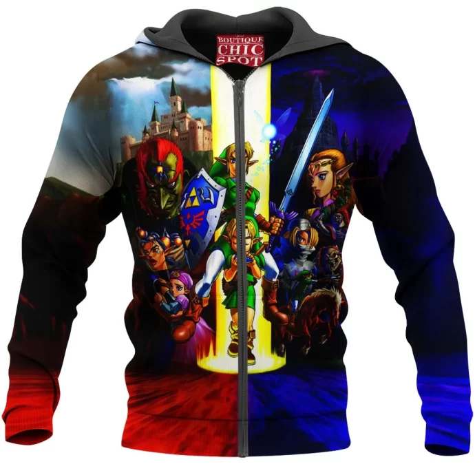 The Legend of Zelda: Ocarina of Time Zip Hoodie