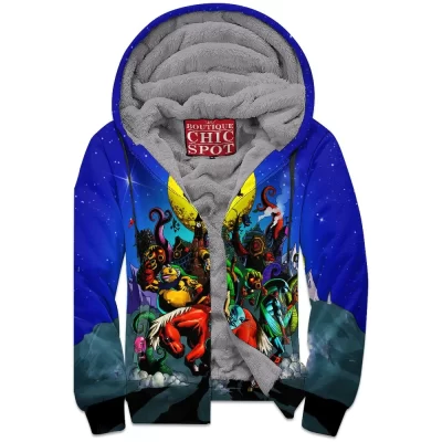 Game Zip-Fleece-Hoodie, The Legend of Zelda Zip-Fleece-Hoodie, Majoras Mask Zip-Fleece-Hoodie
