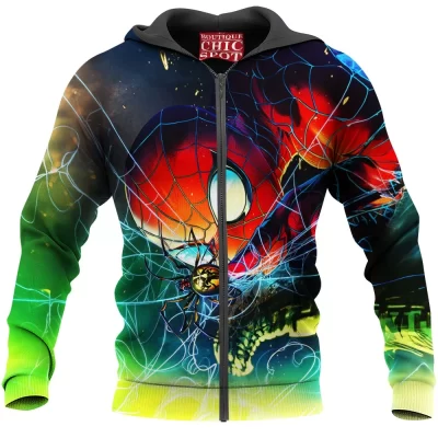 Comic Zip-Hoodie, Spider-man Zip-Hoodie