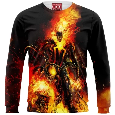 Comic Zip Sweatshirt, Ghost Rider Zip Sweatshirt
