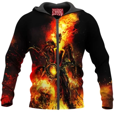 Comic Zip-Hoodie, Ghost Rider Zip-Hoodie