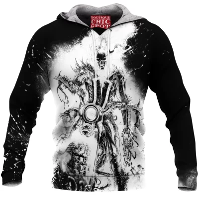 Comic Fleece-Hoodie, Ghost Rider Fleece-Hoodie