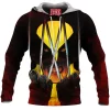Comic Fleece-Hoodie, Wolverine Fleece-Hoodie