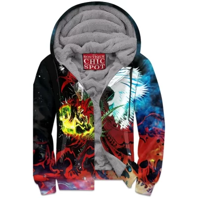 Comic Zip-Fleece-Hoodie, Spawn Zip-Fleece-Hoodie