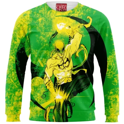 Comic Zip Sweatshirt, Iron Fist Zip Sweatshirt