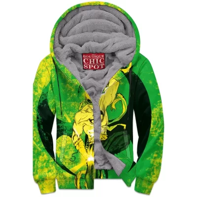 Comic Zip-Fleece-Hoodie, Iron Fist Zip-Fleece-Hoodie