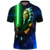 Ahsoka Tano Polo Shirt, Sci-Fi Polo Shirt, Star Wars Polo Shirt