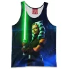 Ahsoka Tano Tank-Top, Sci-Fi Tank-Top, Star Wars Tank-Top