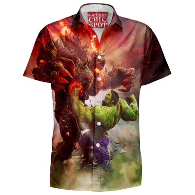 Horror Hawaiian-Shirt, Hulk Hawaiian-Shirt